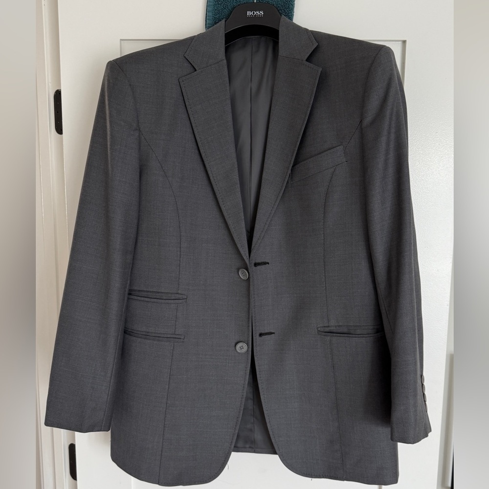 Designer Blazer 2 button grey 40 short